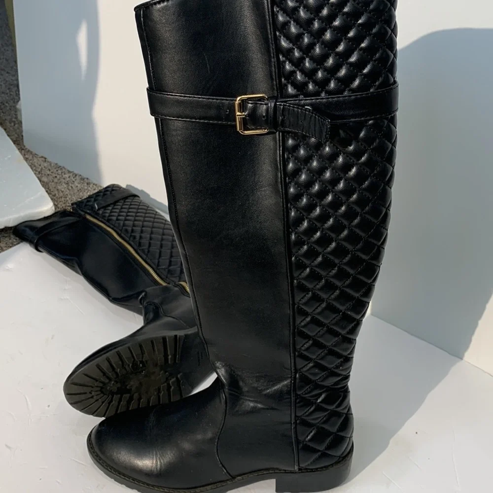 Zara trefaluc knee high boots size 38